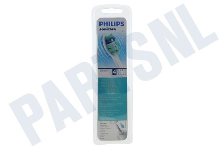 Philips  HX9024/07 ProResults Plaque Control Standaard Opzetborstels, 4 st.