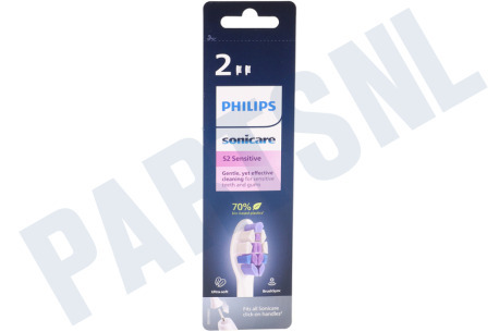 Philips  HX6052/10 S2 Sensitive, 2 opzetborstels