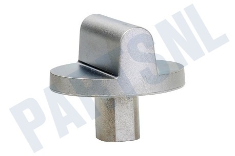 Pelgrim Kookplaat Knop Gasknop kleur RVS