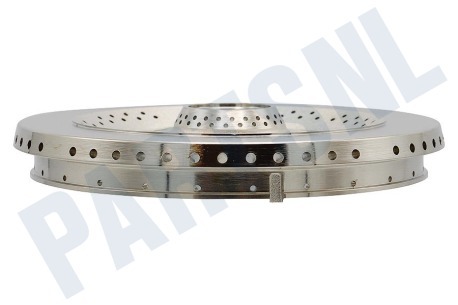 Smeg Fornuis Branderdeksel 12CM chroom wokbrander