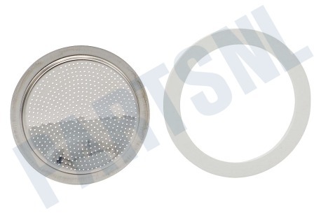 Bialetti  800412 Filter 6 Kops, 1 Afdichting