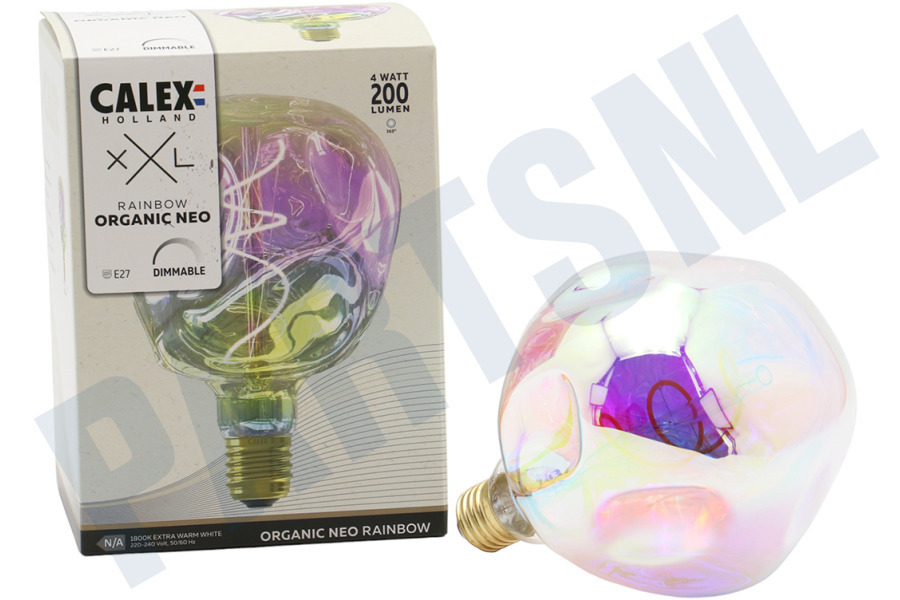 Calex 2101005100 Organic Neo Lamp, 4W, E27, Rainbow