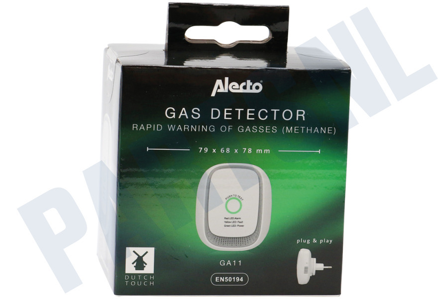 GA-11 Detector de gas natural o metano de Alecto