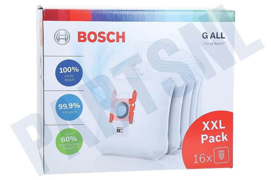Bosch BBZ16GALL Stofzuigerzak Type All XXL Pack