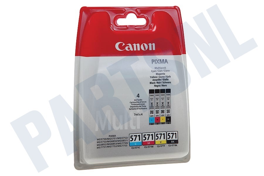 Cartouche Encre Cyan (CLI-571C ) pour Canon Pixma MG 5750 / MG 6850