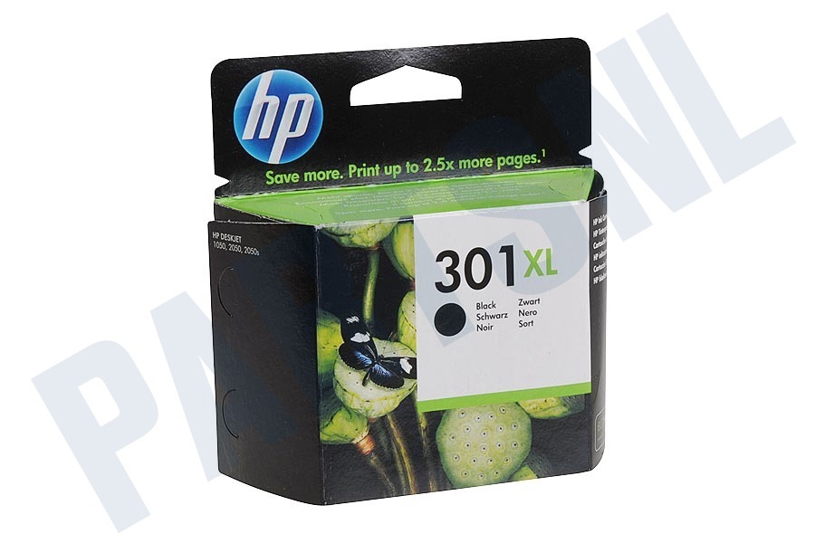 onstabiel weg Grappig HP Hewlett-Packard HP 301 XL Black Inktcartridge