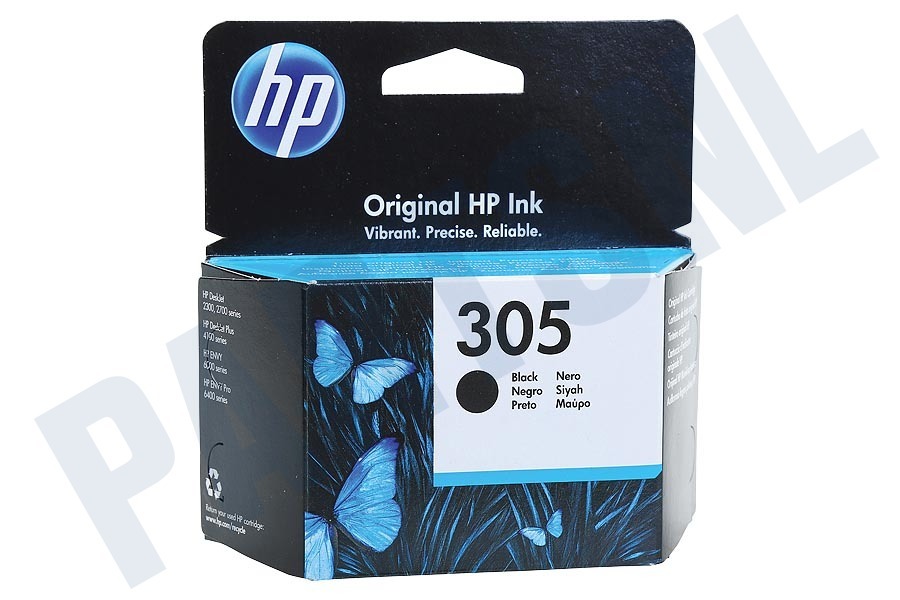 HP Hewlett-Packard 3YM61AE HP 305 Black HP-3YM61AE