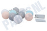 Universeel  Lichtsnoer "Cotton Ball" 10 LED