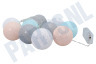 Universeel  Lichtsnoer "Cotton Ball" 10 LED