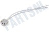 Lamphouder G5.3 laag wit porselein