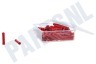 Kabelschoen rood -stootverbinder- 2,5