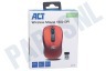 ACT  AC5135 Draadloze Muis 1600 DPI Rood