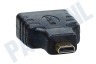 Easyfiks  Verloopstekker, HDMI A Female - Micro HDMI D Male
