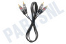 Tulp Kabel 2x RCA Male-2x RCA Male, 1.5 meter