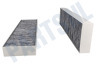 Arcelik Kookplaat 165265001 Filter Koolstoffilter, 2 stuks